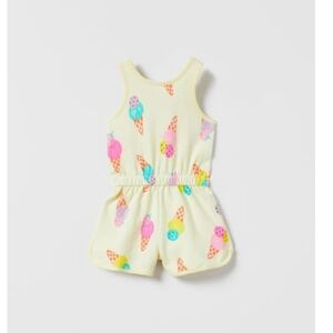 Zara Ice Cream Print Romper